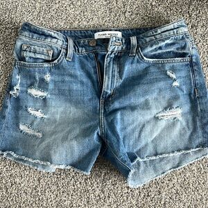 Flying Monkey Denim Shorts